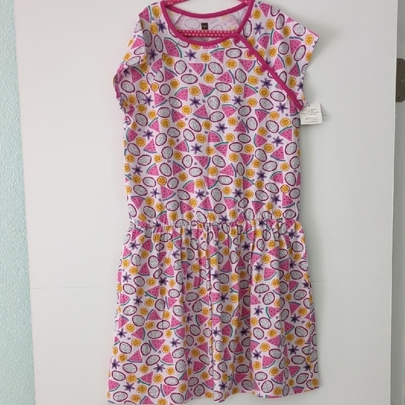 Tea Collection Other - Tea Collection Watermelon Colorful Kids Dress with Fruit Print Girls Size 12